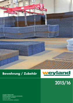 Umschlag Weyland_Bewehrung_2015.indd