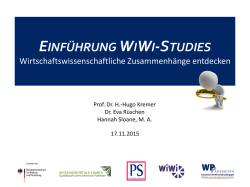 einf&uuml;hrungwiwi
