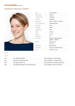 HANNAH KRISTIN OLBERT