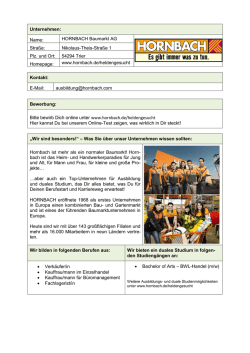 HORNBACH Baumarkt AG