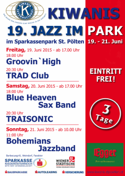 Groovin`High TRAD Club Blue Heaven Sax Band