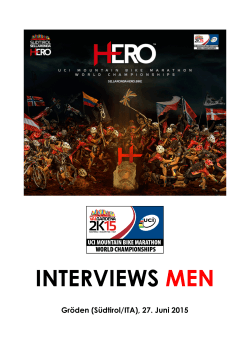 interviews men - Sellaronda HERO
