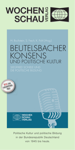 Beutelsbacher Konsens und Politische Kultur.