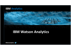 IBM Watson Analytics