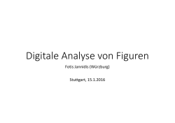 Digitale Analyse von Figuren