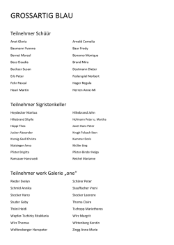 GROSSARTIG BLAU - werk Galerie "one"