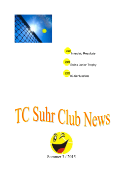 aktuelle Ausgabe Club-News