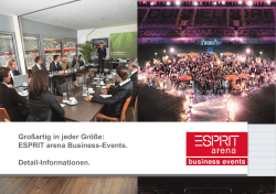 ESPRIT arena - bei Düsseldorf Congress Sport & Event