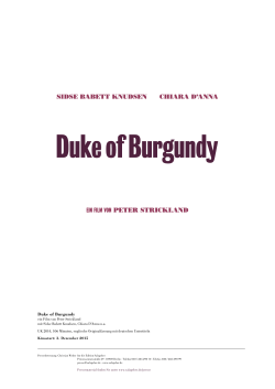 Duke of Burgundy