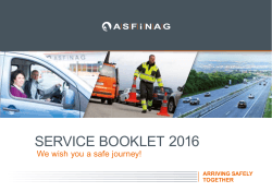service booklet 2016