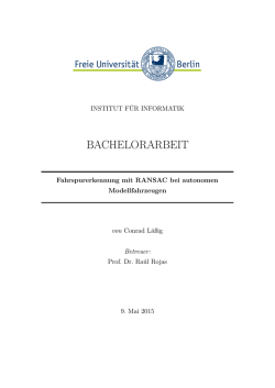 bachelorarbeit - Fachbereich Mathematik und Informatik
