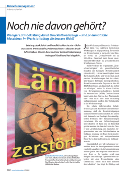 Noch nie davon gehört?