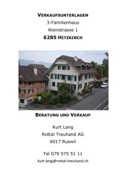 3-Familienhaus Weinstrasse 1 Kurt Lang Rottal