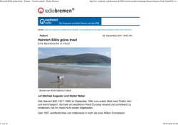 Heinrich B&ouml;lls gr&uuml;ne Insel - Feature - Nordwestradio