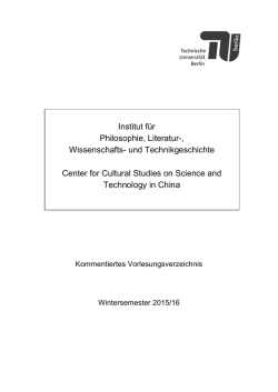 Institut f&uuml;r Philosophie, Literatur-, Wissenschafts