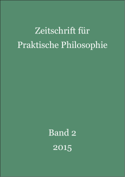 Diese PDF-Datei herunterladen - Zeitschrift für Praktische Philosophie