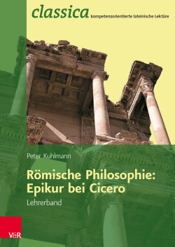 Römische Philosophie: Epikur bei Cicero — Lehrerband
