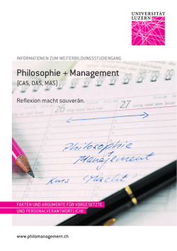 Philosophie + Management