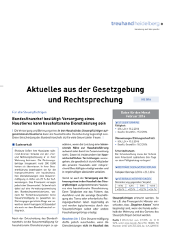 Januar 2016 - Treuhand Heidelberg