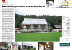 Ferienwohnung nach dem Haus-im-Haus