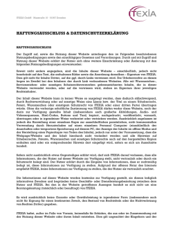 Haftungsausschluss