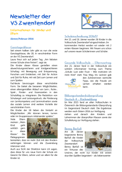 J&auml;nner/Februar 2016 - Volksschule Zwentendorf