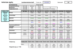 Helferliste Agility - Hundefreunde Friesenheim
