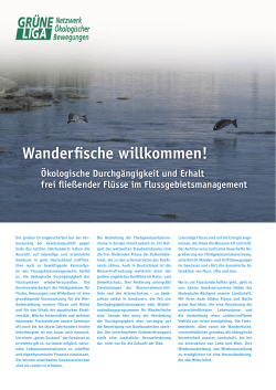 Wanderfische willkommen!