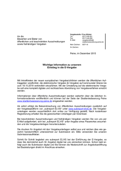 Informationsschreiben