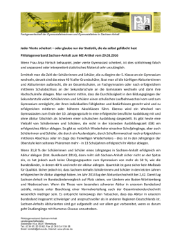 Jeder Vierte scheitert &ndash; oder glaube nur der Statistik, die du selbst