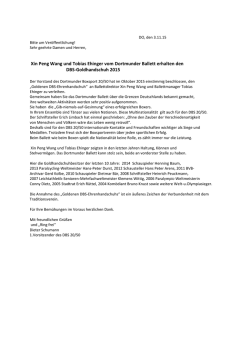 Xin Peng Wang und Tobias Ehinger vom