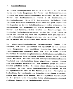 Der Einfluß von hochmolekularem Natriumhyaluronat auf die