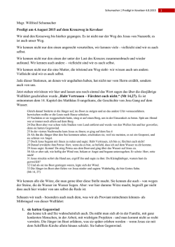 Halte dich fest an der Hand dessen, der bis zu dir hinabsteigt