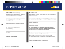 Ihr Paket ist da!