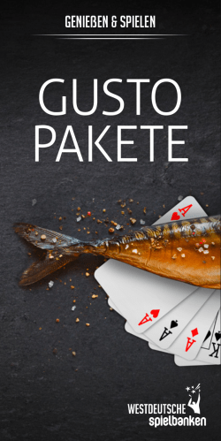 gusto pakete - Westdeutsche Spielbanken