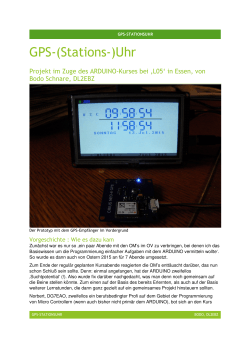 GPS-(Stations-)Uhr