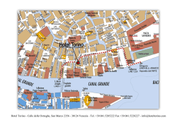 Hotel Torino - Calle delle Ostreghe, San Marco 2356
