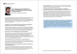 Interview mit Marco Marchesi, Dozent im CAS Information