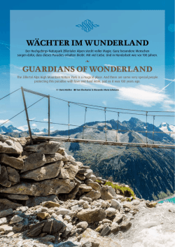 Hochgebirgs-Naturpark Zillertal W&auml;chter im Wunderland Der