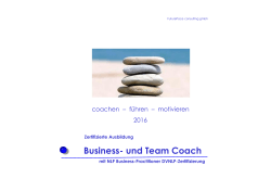 Business- und Team Coach - Futurepace | Consulting GmbH