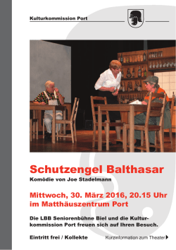 LBB, Theater Schutzengel Balthasar