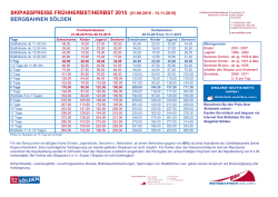 Skipasspreise Herbst