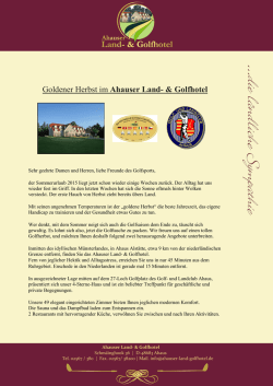 Goldener Herbst im Ahauser Land