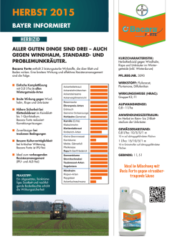 HERBST 2015 - Bayer Austria GmbH