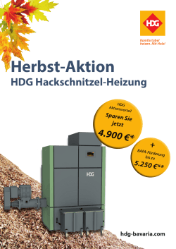 Herbst-Aktion - HDG Bavaria GmbH