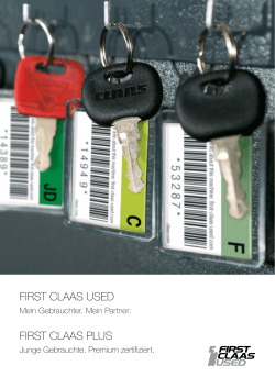 FIRST CLAAS USED FIRST CLAAS PLUS