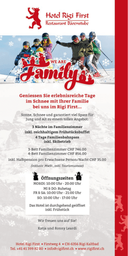 Hotel Risi First - Hotel Rigi First