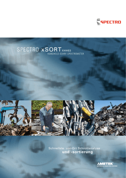SPECTRO xSORT Schrott (PDF, de)