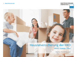 Hausrat - Maklerfr&uuml;hst&uuml;ck