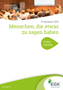 EGK-Begegnungen 2016
